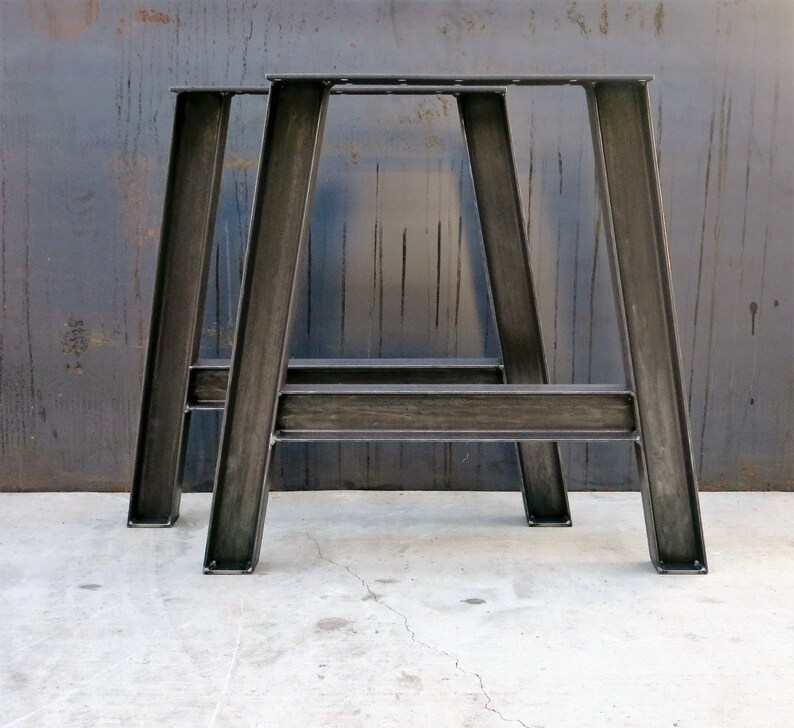 I Beam Steel Table Legs A Shape Etsy UK