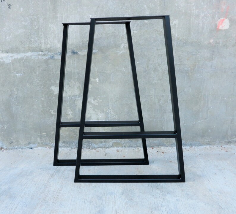 Trapezoid Table Legs 2x1 Etsy Norway