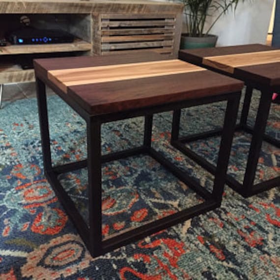 Metal cube sale coffee table