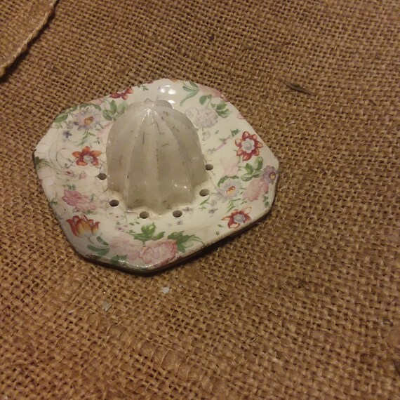 Vintage Juicer Miniature Flower Theme Etsy