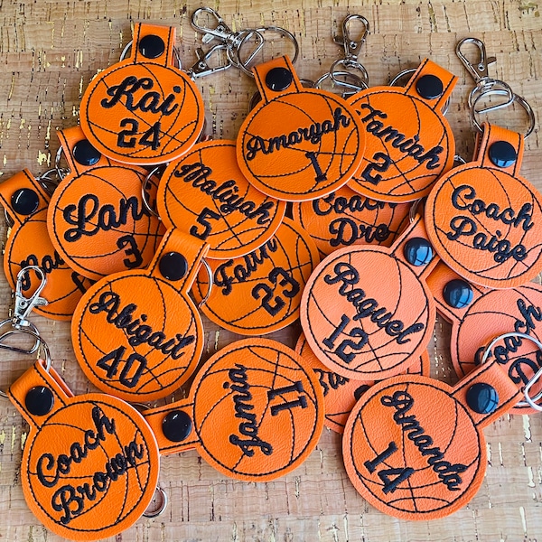 Basketball Keychain Etsy