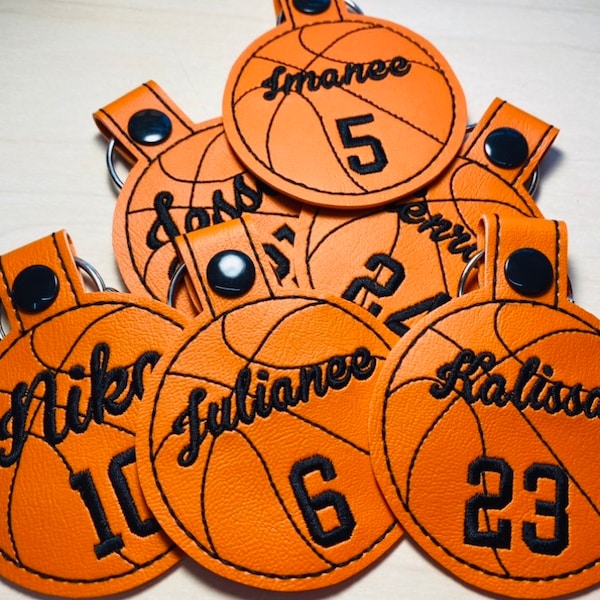 Basketball Keychain Etsy