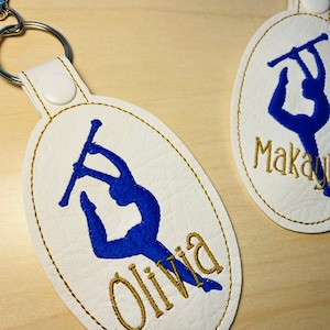 Majorette Bag Tag, Majorette Keychain, Baton Twirler Keychain, Baton Twirler Gift