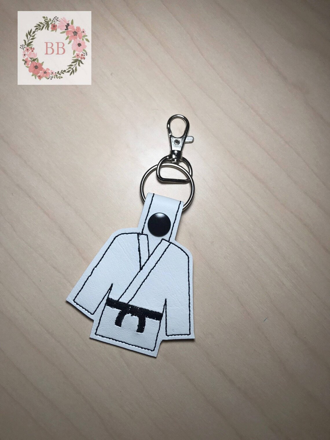 Gi Karate Taekwondo Keychain Etsy