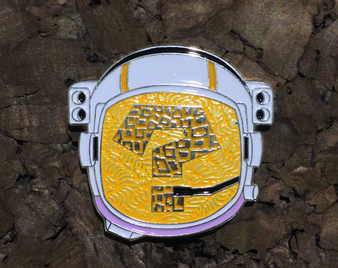 Tipper Astronaut Pin-Neon Orange