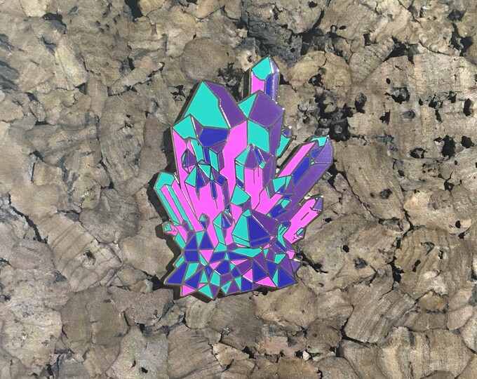 Crystal Cluster Pin