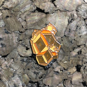 Crystal Gem Pin-Dark Nickel