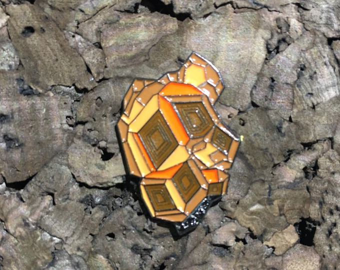 Crystal Gem Pin-Dark Nickel