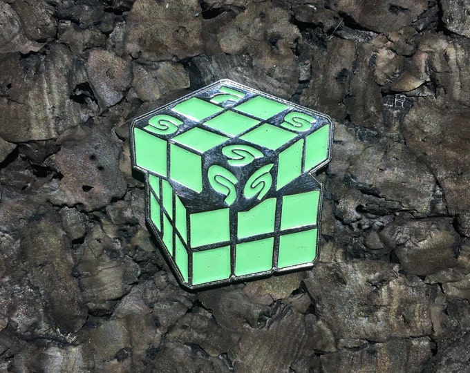 Sound Tribe Sector 9(STS9) Rubix cube Pin-SILVER