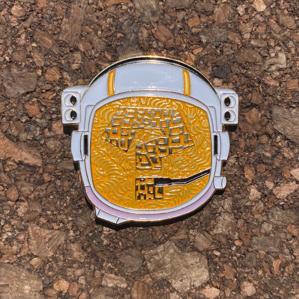 Tipper Astronaut Pin-Orange