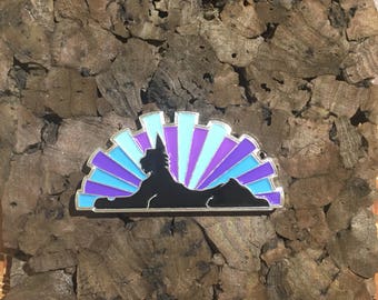 Cats Under The Stars Pin