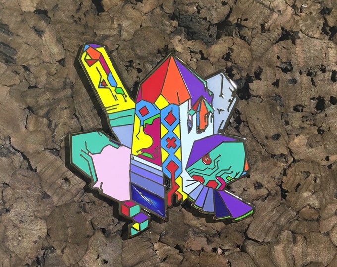 Crystal Cluster Pin