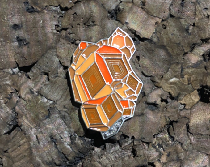 Crystal Gem Pin-Pewter