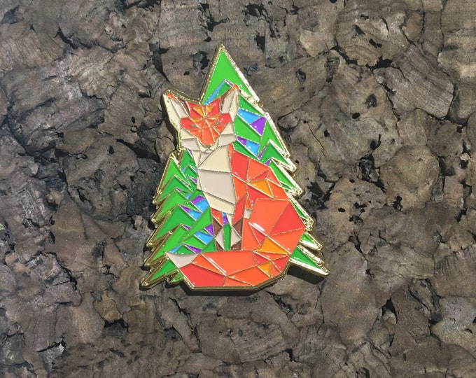 Electric Fox Pin