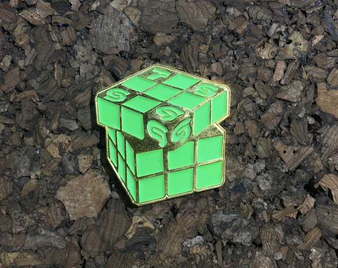 Sound Tribe Sector 9(STS9) Rubix Cube Pin-GOLD