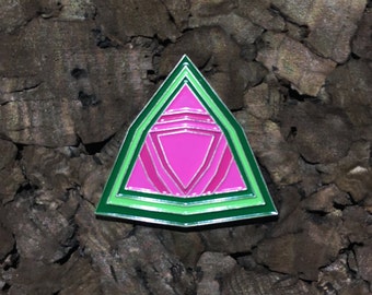 Crystal Gem Pin-Pewter