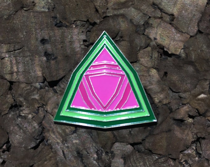 Crystal Gem Pin-Pewter