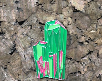 Crystal Gem Pin-Nickel