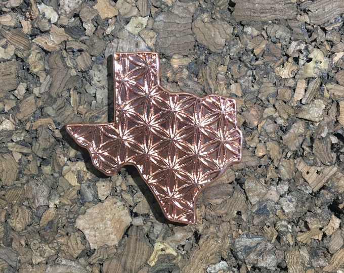 Texas Flowers Of Life Pin