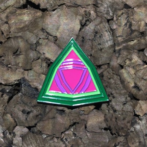 Crystal Gem Pin-Dark Nickel