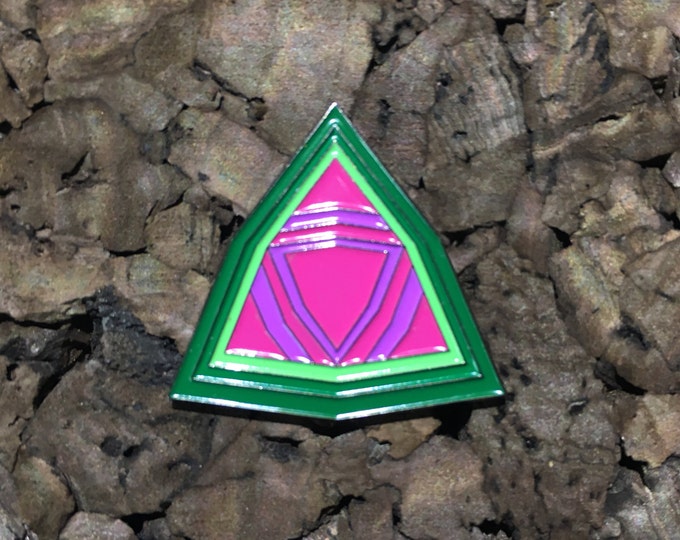 Crystal Gem Pin-Dark Nickel