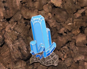 Crystal Gem Pin-Pewter