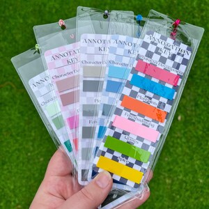Checkered Annotation Key Bookmark