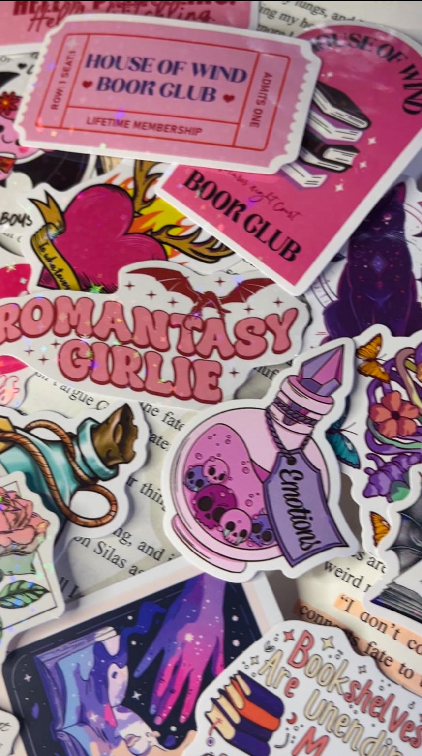Fantasy Book Stickers Mystery Pack - Etsy