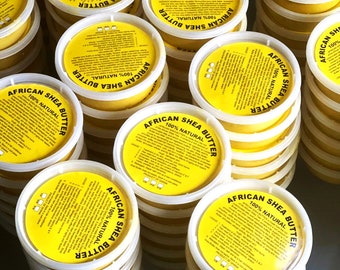 Raw Virgin African Shea Butter from Ghana, 100% Pure Natural Unrefined Organic Body moisturizer for skin Acne, Face, Eczema, Hair Growth