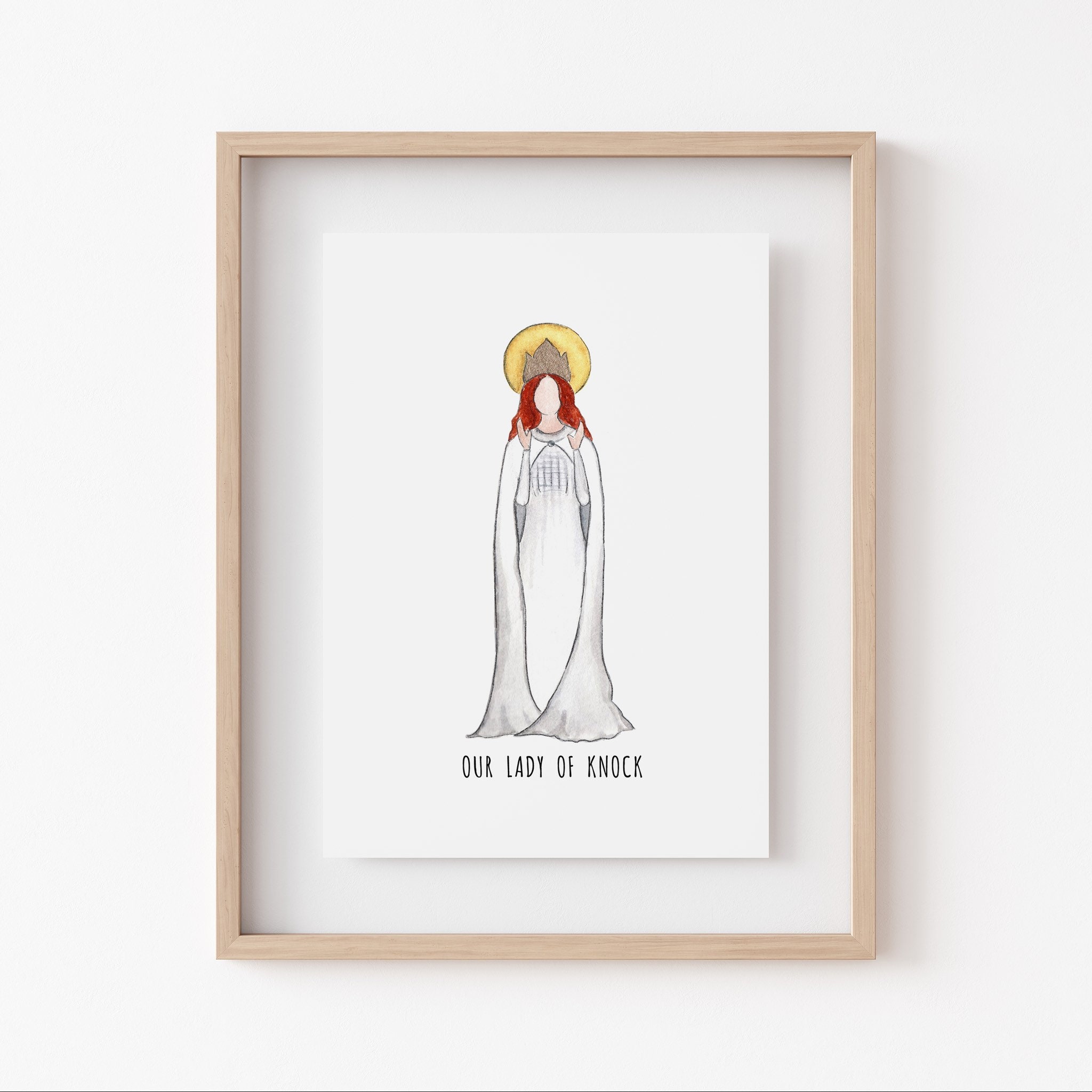 Our Lady of Knock Irish Catholic Our Lady Ireland Blessed Etsy