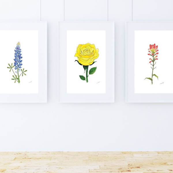 Wildflower Painting Etsy
