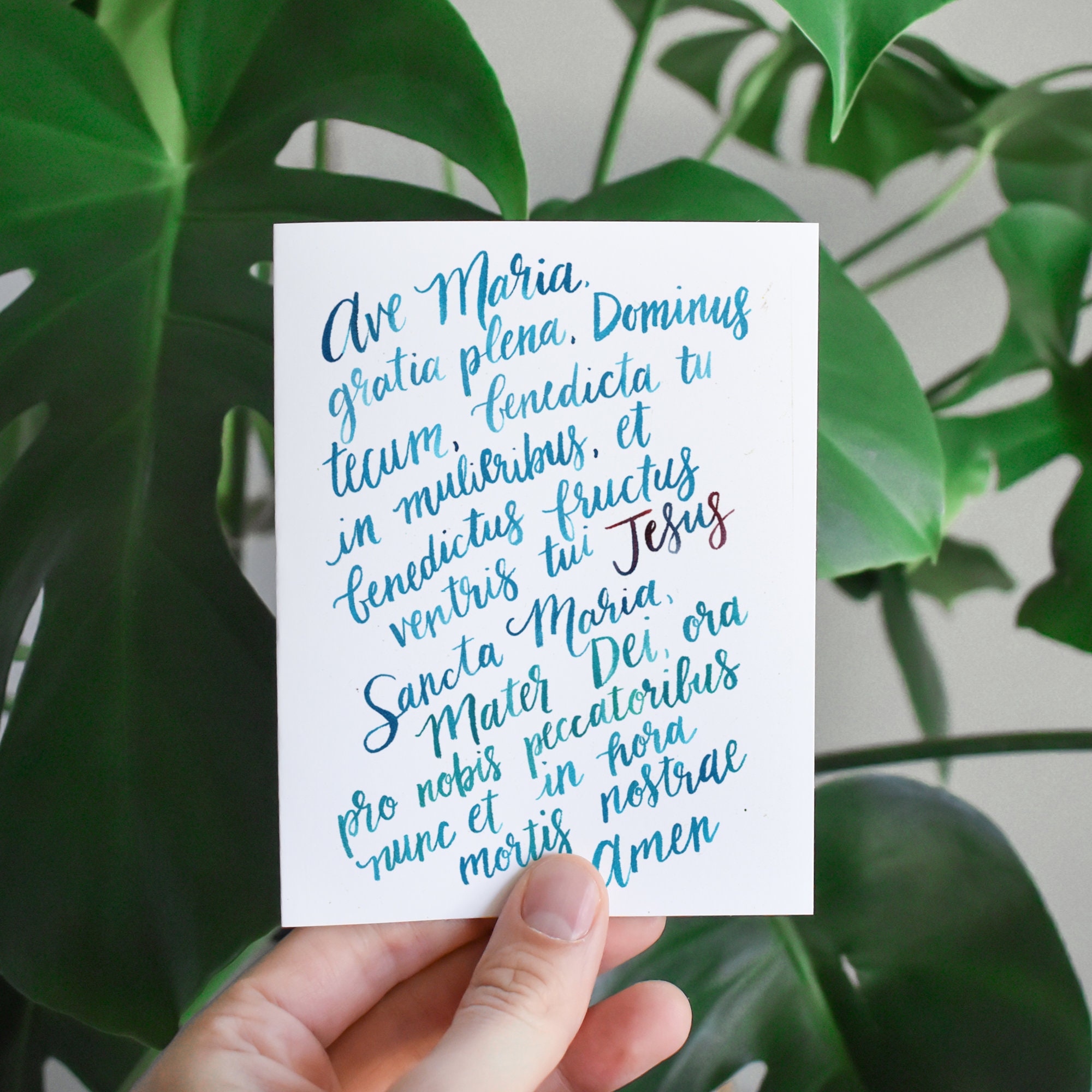 Ave Maria Catholic Notecards, All Occasion Notecards, Hail Mary Cards ...