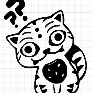Kpop Hunters Demon Tiger Vinyl Decal