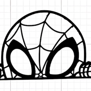 Spiderman Peekaboo Car Decal - &quot;Friendly Neighborhood&quot; Vinyl Sticker