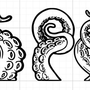 Kraken tentacles decal sticker
