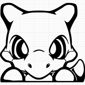 Cubone Peeker Vinyl Decal Sticker