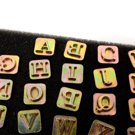 7mm Alphabet & Number Stamping Set, Leather Craft Tool MLT