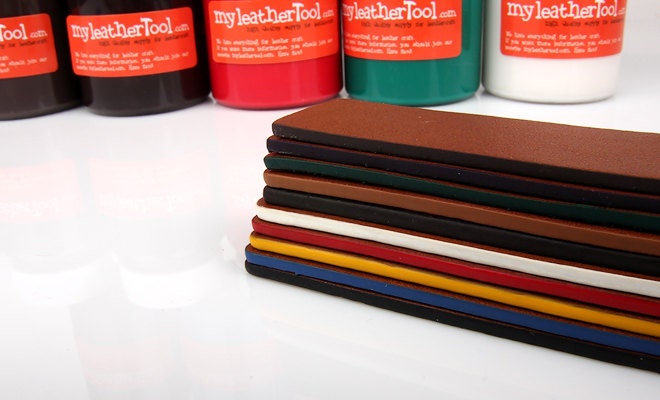 Non Glossy Leather edge coat (Non - Glossy effect),Transparency edge p –  myleathertool