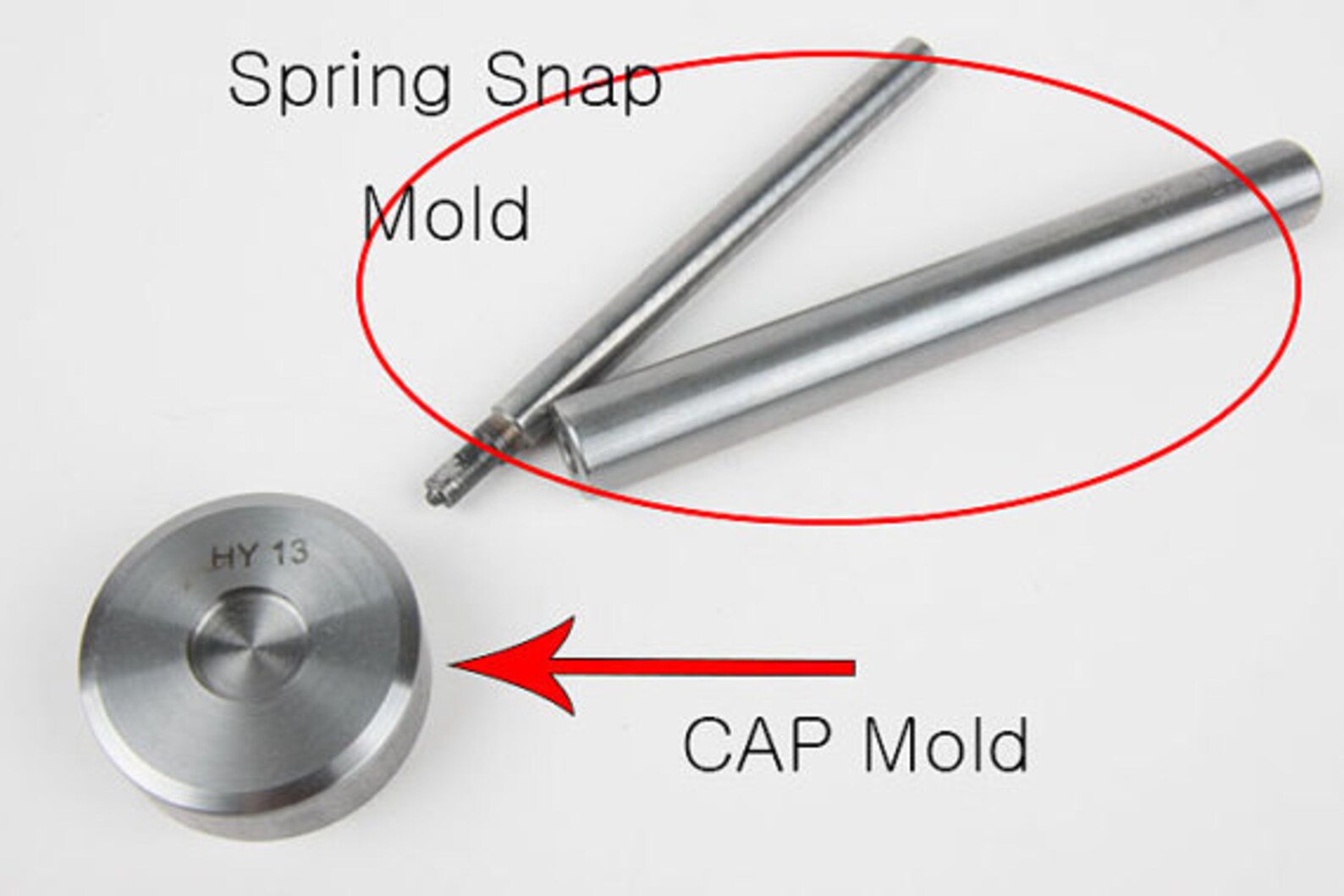 Spring Snap setter mold 10 mm or 13 mm for any craft work Etsy