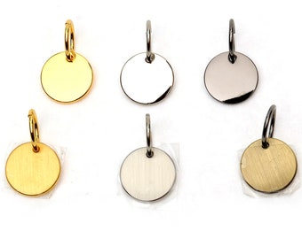 18mm circle pendent decoration,  6 Color choose it, making charm, Leather craft tool MLT-P0000CXT