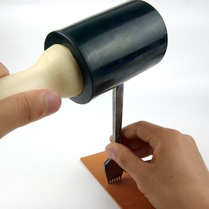 Rubber Mallet Great for Forming and Bending, Leather craft tools MLT-P000000V