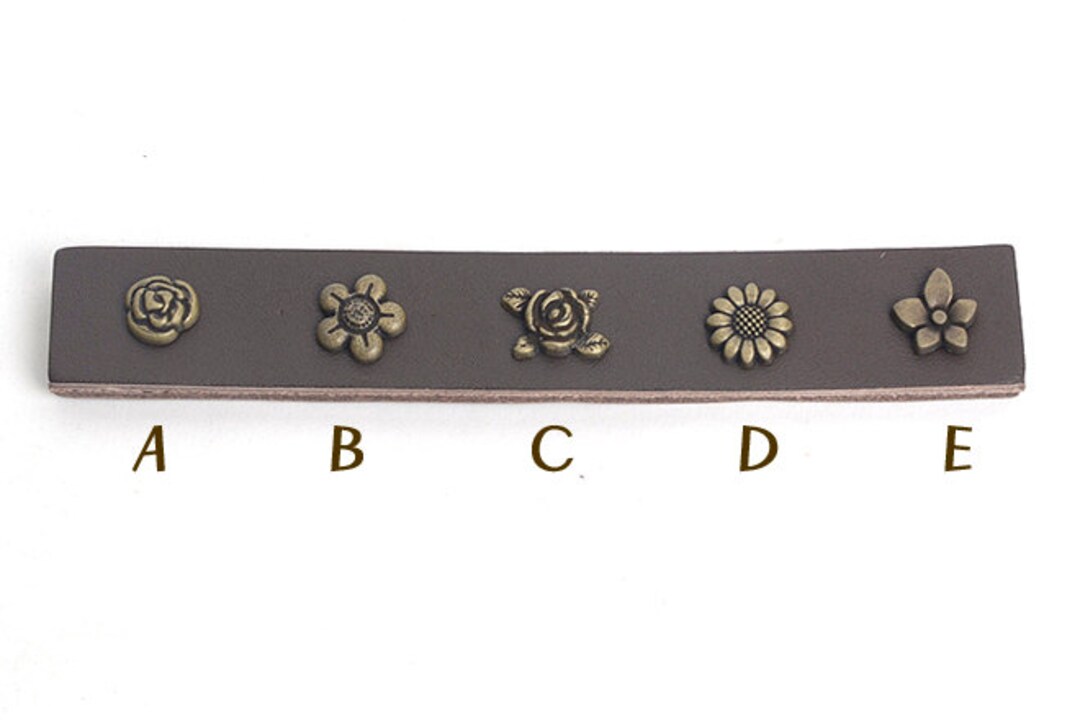 Spring Flower Rivets: Anti-rust Metal Studs for Leather Crafts (10pc ...