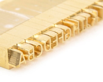 5.5mm Size-Individual hot stamp (initials) Font:Consolas, (Capital, lowercase, numbers and special symbols) MLT-P0000CMM