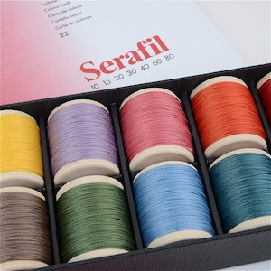 Serafil - Soft Color No.10 or 20 Threads, (12 color available),Produced by Amann, Germany P00000SS