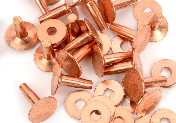 High Quality Copper Rivets & Burrs Rivets 9mm/12mm Leather DIY Making  Asscessories20setmlt-p0000cmk 