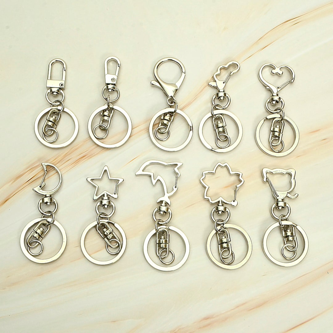 Key Ring 5pcs With 1 Set Making Accessories Nickel Collor Car Key Key Ring 5pcs With 1 Set Making Accessories Nickel Collor Car Key