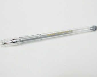 Ball point pen (Silver color), 2 size of pen, leather craft tools, MLT-P00000PS