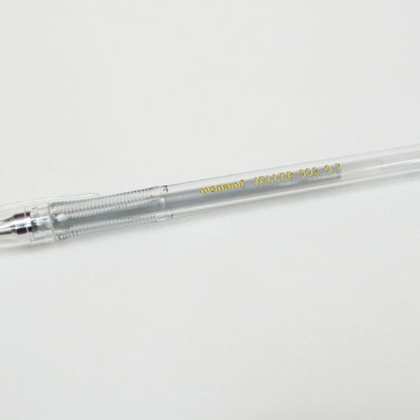 Ball point pen (Silver color), 2 size of pen, leather craft tools, MLT-P00000PS