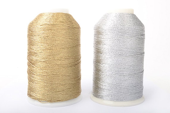 Grossy Metal Thread,High Quality Polyester thread and metal, Diameter 0.4~0.5mm- Length 60m(656 yd) -MLT-P0000BTT