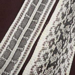 Grossy Natural - Water Snake Skin (Genuine leather) for Bookbinding, Journaling, Purses, Cuffs, Heels-MLT-P0000BHT